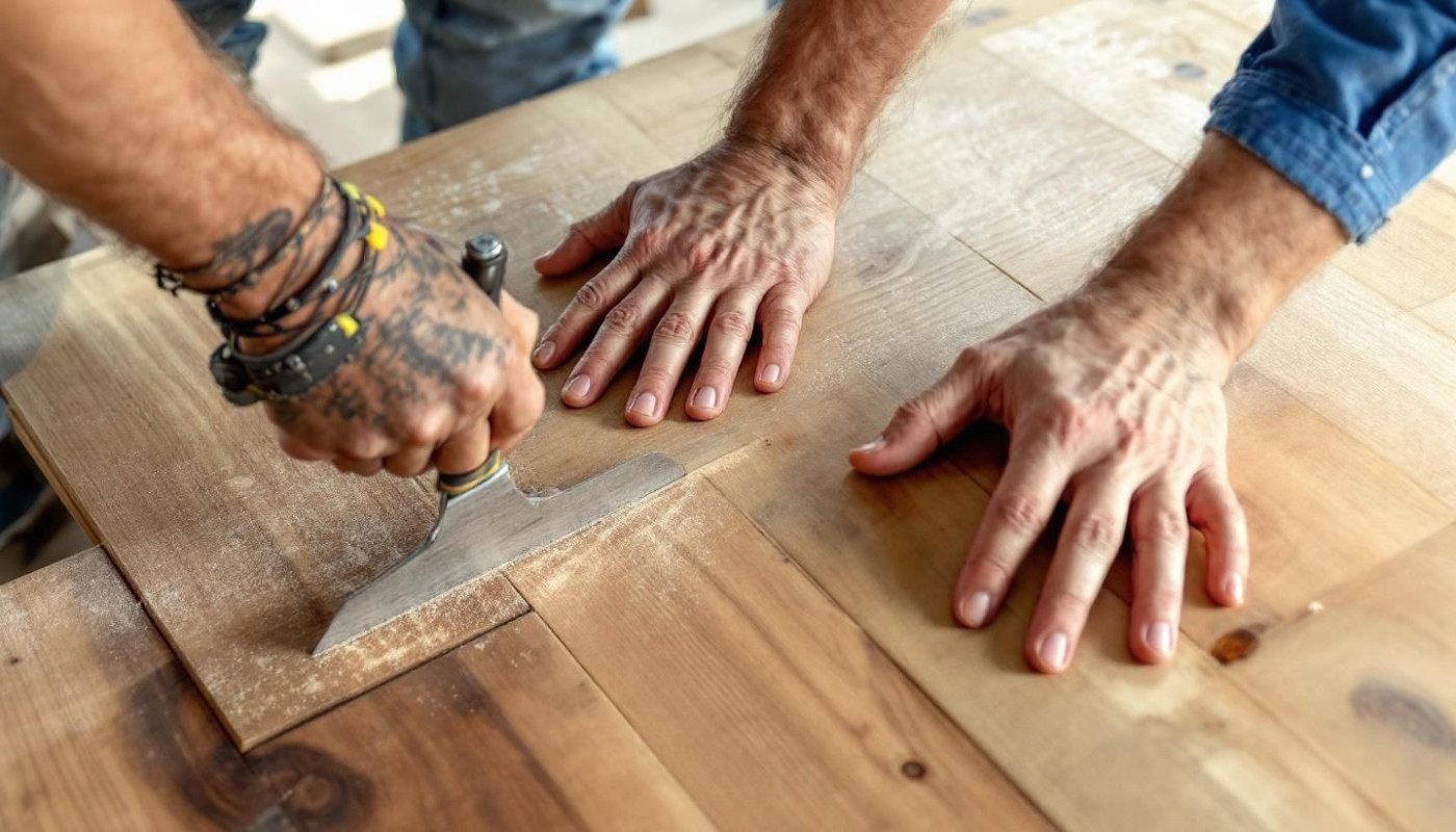 Maximiser l'efficacité des coupes dans l'installation de parquets flottants